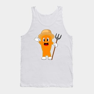 Carrot Farmer Rake Tank Top